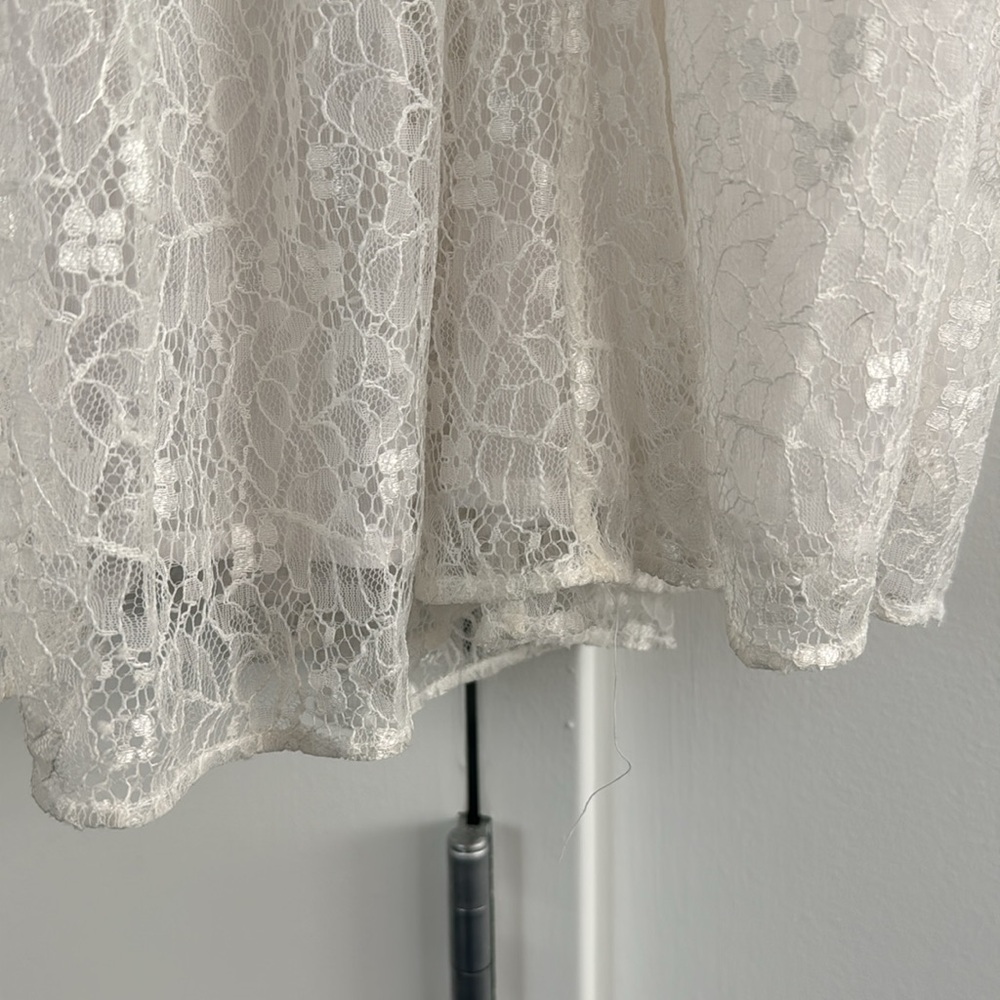 LoveShackFancy White Lace Maxi Dress - Picture 8 of 10
